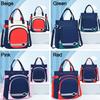 Oxford Cloth Student Shoulder Bag Dust-proof Waterproof Document Organizer Bag Large Capacity File Tote Bag Office Supplies