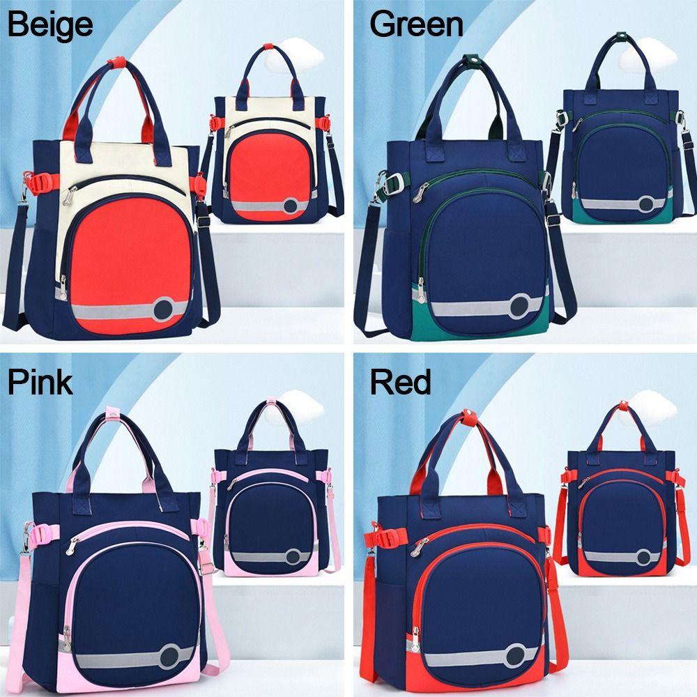Oxford Cloth Student Shoulder Bag Dust-proof Waterproof Document Organizer Bag Large Capacity File Tote Bag Office Supplies