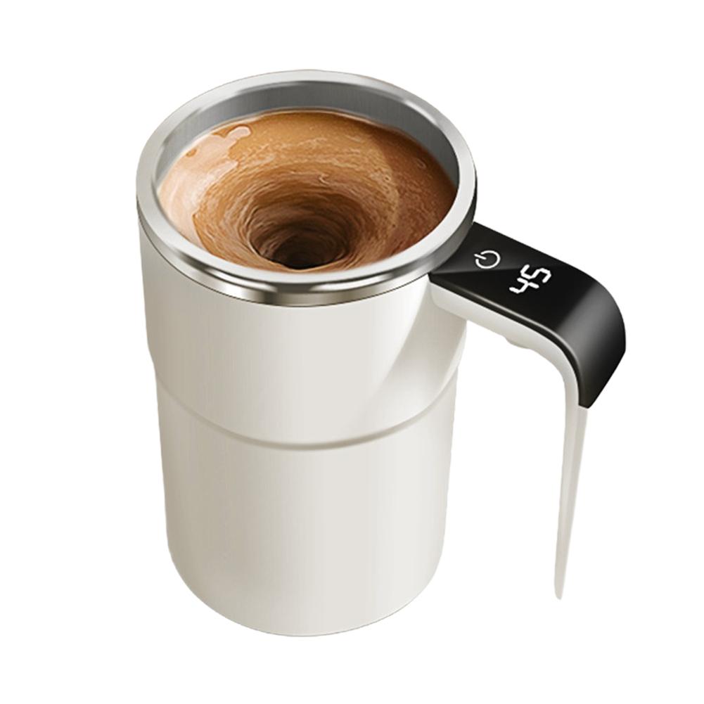 Automatic Stirring Cup Rechargeable Portable Coffee Electric Stirring Stainless Steel Mixer Rotating Magnetic Self Stirring Mugs