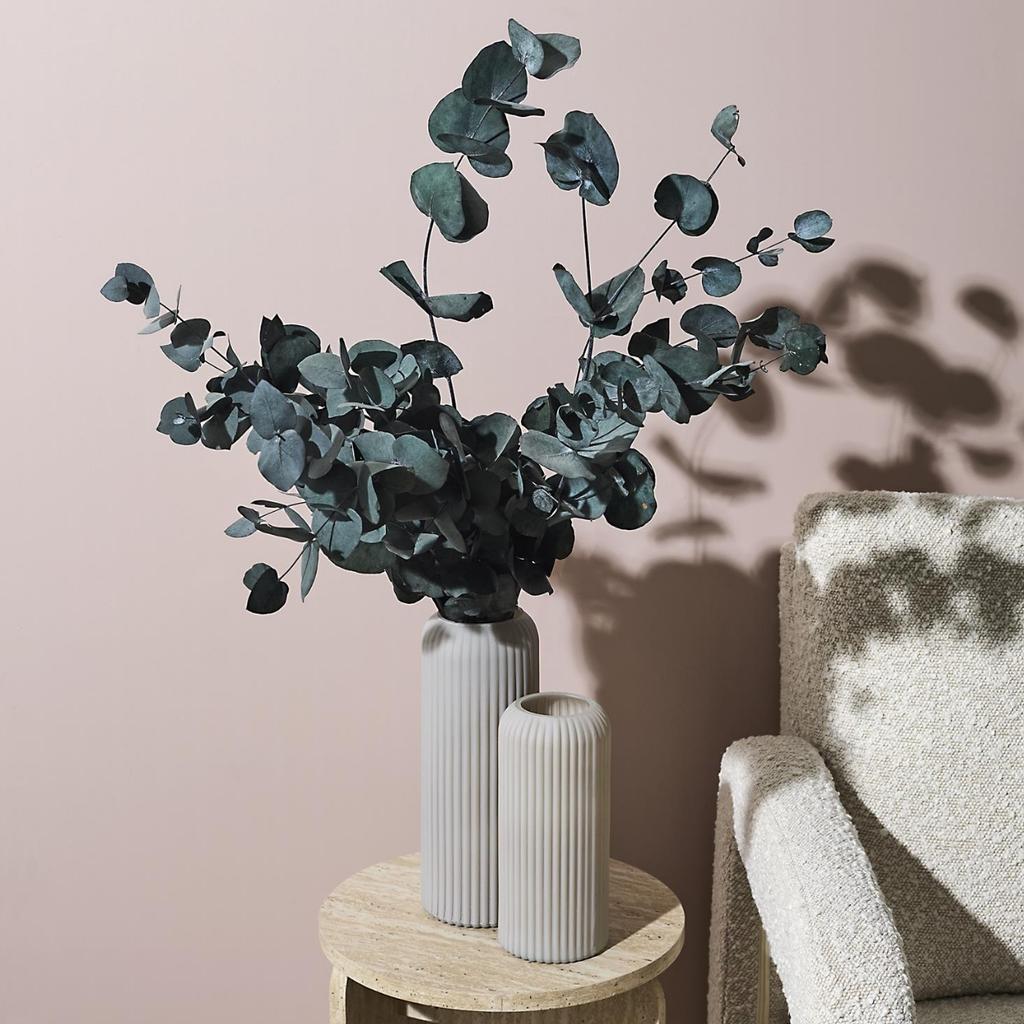 Fjord 4 Glass Vase, Dark Beige, 25 Cm