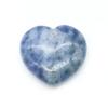 1117-25mm Natural Crystal Stone Heart Ornament, No Hole, Small Nugget Shape