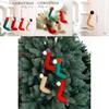 Creative Socks And Plush Ball Pendants Christmas Decoration Props For Holiday Tree Ornaments And Festive Scene Decor