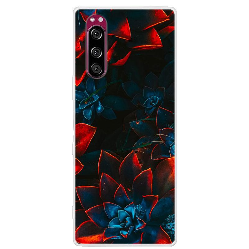 

For Sony Xperia 5 Case Xperia5 Bumper Silicone TPU Soft Phone Cover For Sony experia 5 J9210 J8210 J8270 6.1 Cases Cartoon Xperia 5