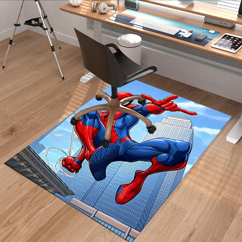 Spiderman Action Carpet For Playroom Bedroom Living Room Sofa Home Decorkids Game Area Rug Nonslip Floor Mat