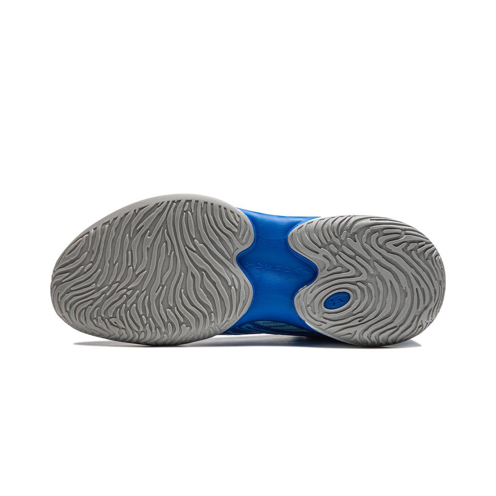 New LiNing YuShuai 18 CBA Fujian Team PE Anti Slip Wear Resistant Mid Top Basketball Shoes Men's Blue ABAU009-14