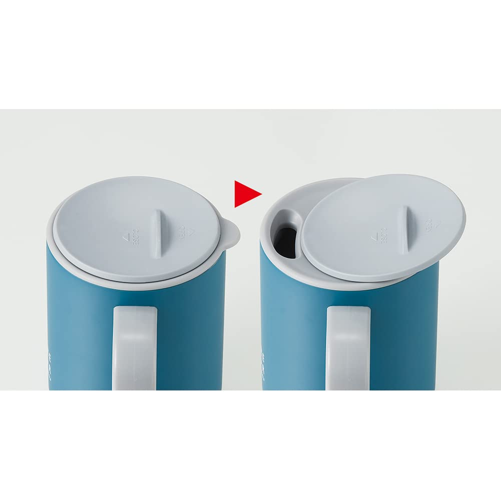 Skater Thermal Insulated Stainless Steel Mug with Lid Vacuum Insulated Double Layer Ocean Blue 330ml STMG4N-A