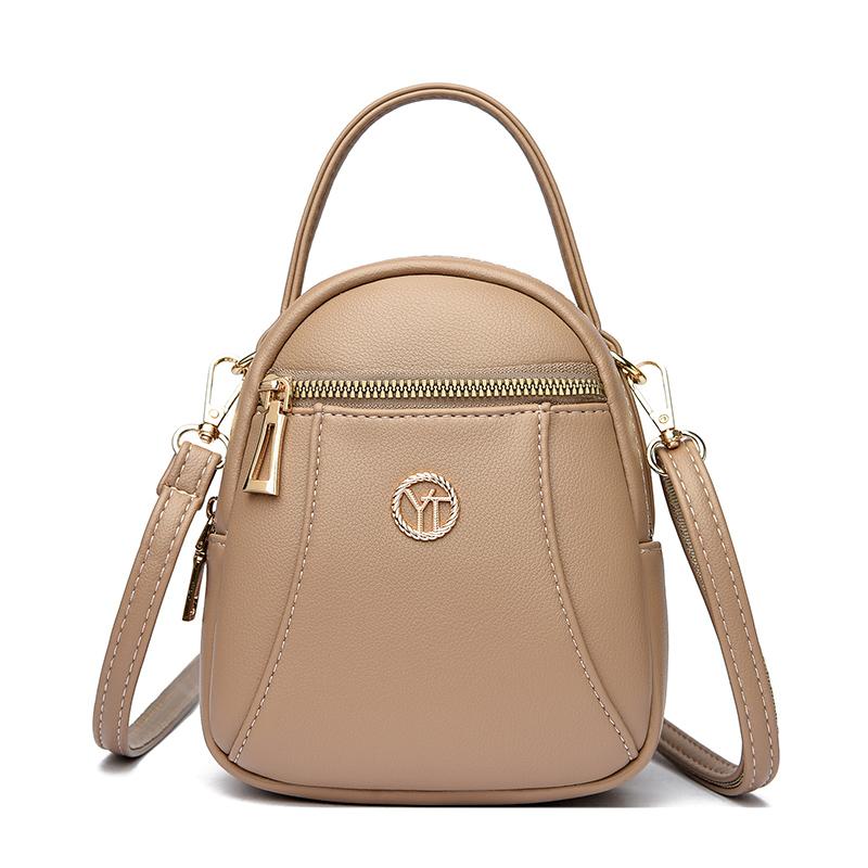 Dámská trendy vintage malá crossbody kabelka Luxusní jednobarevné PU kožené tašky přes rameno Módní dámská mini taška na telefon a peněženka