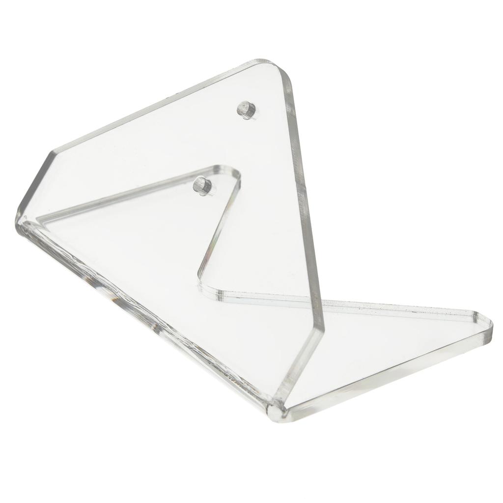 Suport Rack de Afișare Skateboard Acrilic Transparent Montare pe Perete Umeraș Suport pentru Uz Casnic sau de Birou