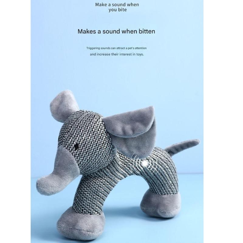 Fun Animal Shape Squeaky Toy For Dog Chewing and Tugging Entertainment Activity Teething Toy for Aggressive Chewers
