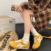 Retro shoes women's shoes spring new flat shoes sports shoes lightweight casual soft-soled single shoes