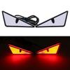 Motorcycle License Plate Screw Light Triangular Devil Eye Modified General Motorcycle Decorative Accessories Car Light