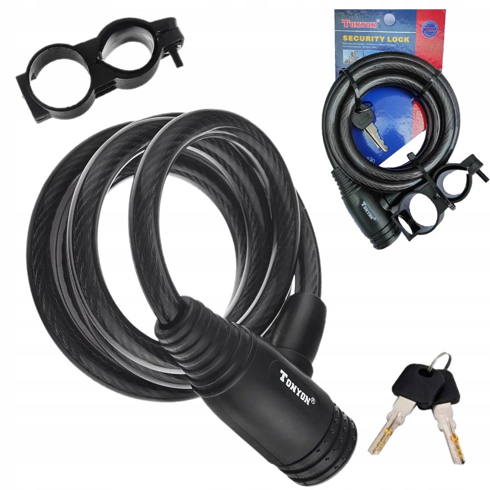 Bike Lock LOCK 150x10 TONYON CABLE KEY