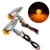 Retro Motorcycle Mini Bullet Turn Signals for Harley