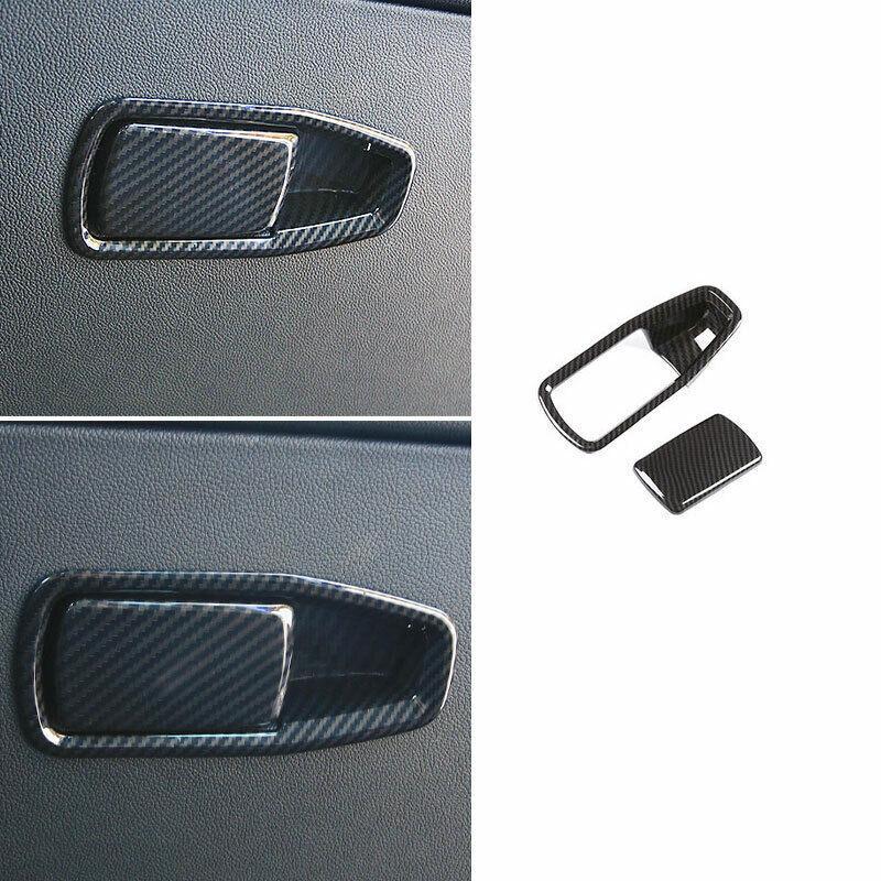 For BMW 3-Series G20 - Carbon Fiber Passenger Storage Box Handle Trim