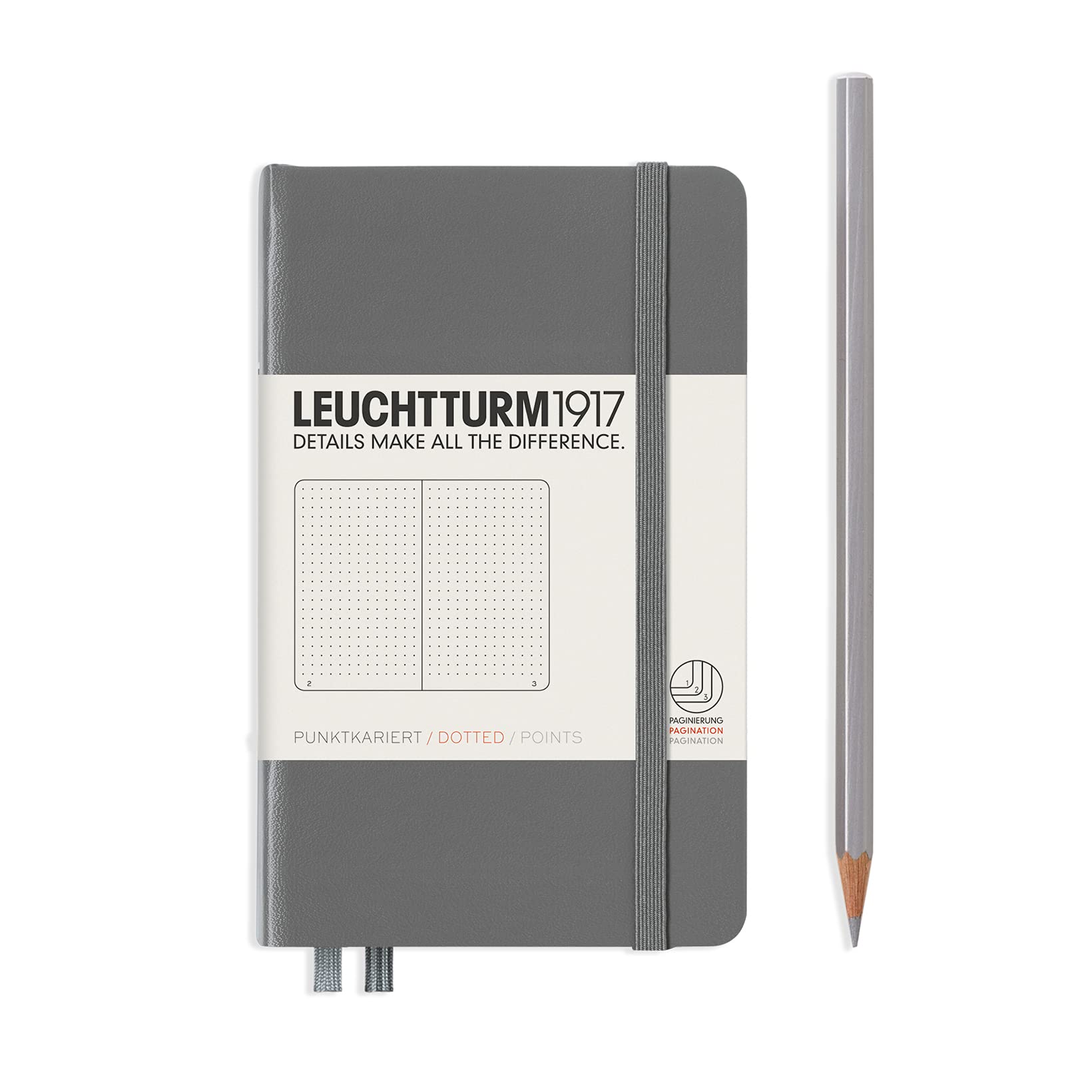 

Leuchtturm Notebook A6 Dot Grid Anthracite 344778