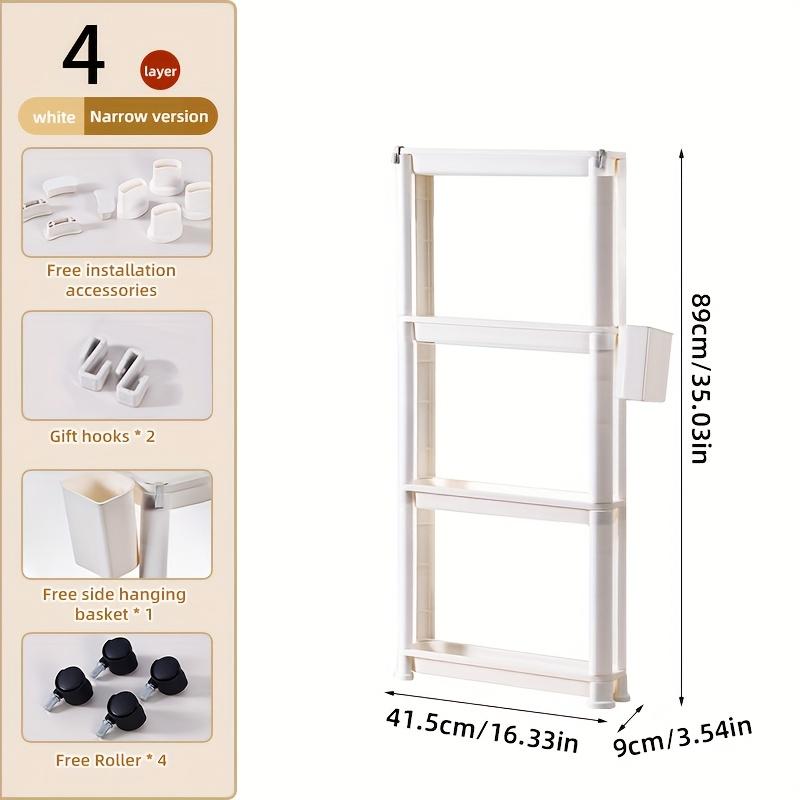 1pc Bag Storage Artifact, Home Bedroom Door Rear Bag Rack, Multi-layer Ultra-thin Storage Cabinet, Large Capacity Door Rear Shelf
