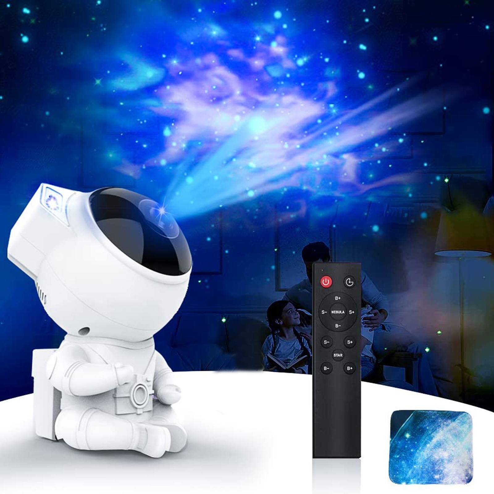 

Лампа астронавта со звездным проектором для игровой комнаты/детской и взрослой спальни