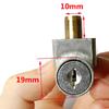 Electric Car Anti-theft Ignition Lock Battery Safety Pack Box Lock + 2 key For Motorcycle Electric Bike Scooter E-bike