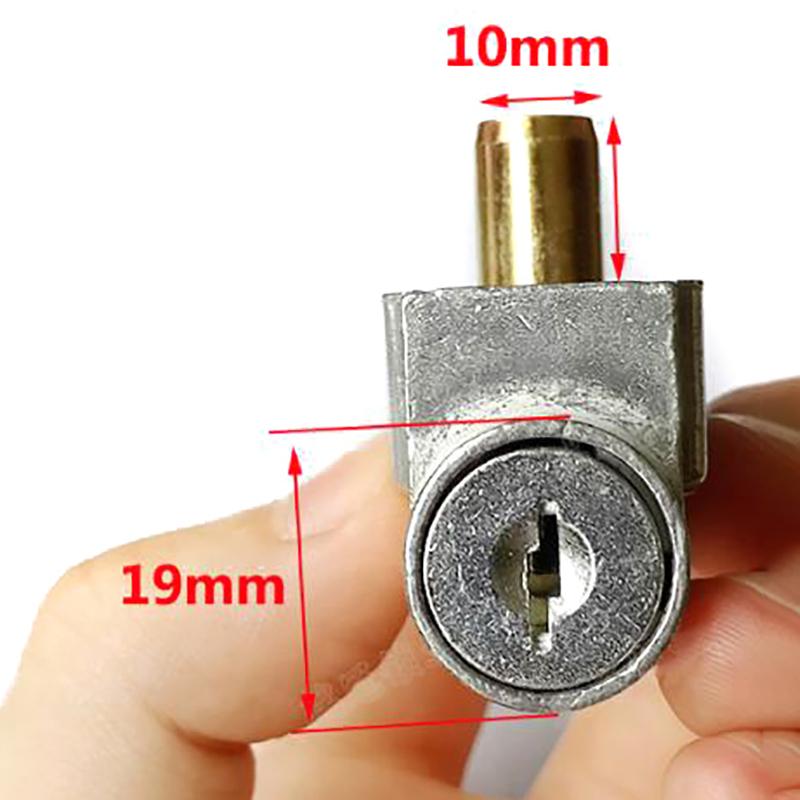 Electric Car Anti-theft Ignition Lock Battery Safety Pack Box Lock + 2 key For Motorcycle Electric Bike Scooter E-bike