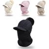 Winter Womens Knit Headgear With Ear Cover And Neck Warmth For Outdoor Activities