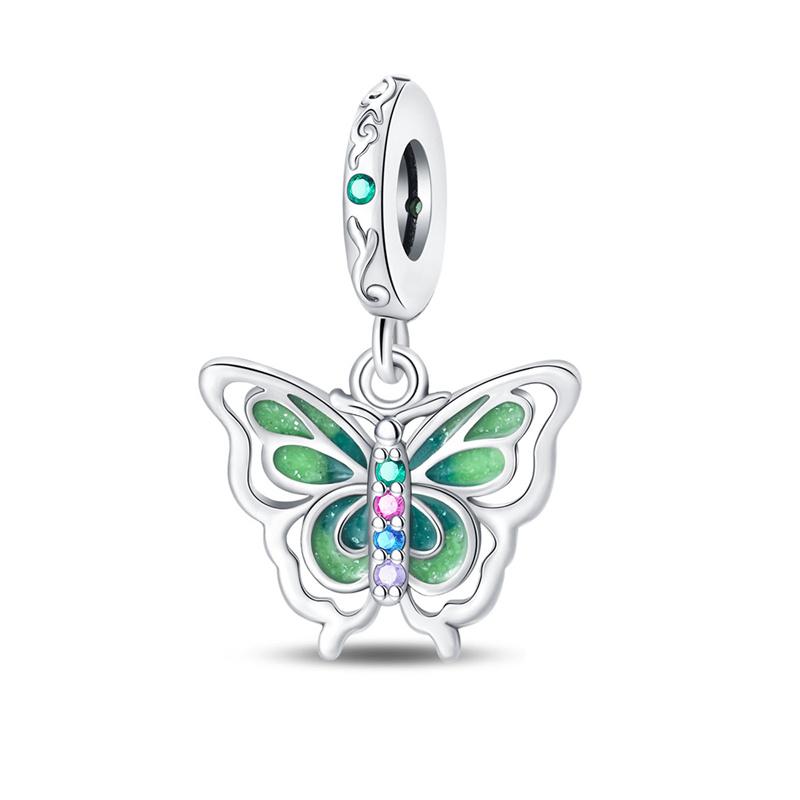 New In copperplated Mysterious Luminous Elk Pendant Compatible With Panora BraceletsBangle Do It Yourself Bead Charms Ideal For Women Birthday Fine