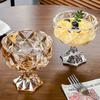 280ml High Feet Glass Cups Ice Cream Dessert Bowl High Quality Yogurt Fruit Pudding Glass Cup Restaurant Home Cocktail Glass