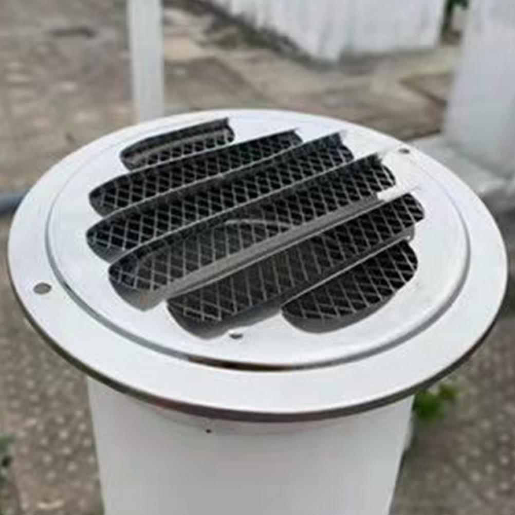Chimney Vent Hood Smoke Tube Accessory Air Wind Exhaust Fan Protector Outdoor Dryer Vents Windproof