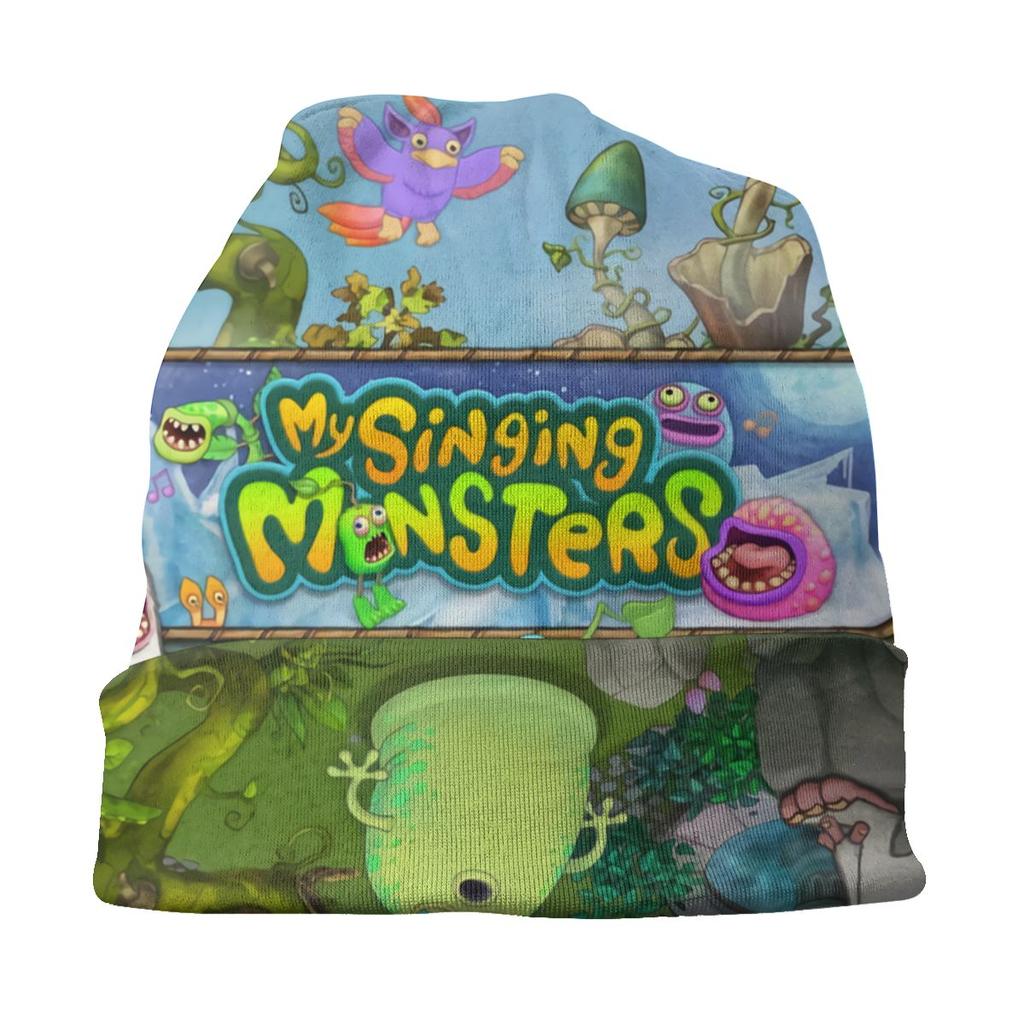 Winter Warm My Singing Monsters Bonnet Femme Slouchy Beanie Hat Fashion Anime Cartoon Game Outdoor Ski Skullies Beanies Caps