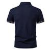 Summer Men's Solid Pocket Splicing Polo Shirts Short Sleeve Breathable Casual Contrast Color Lapel Collar Streetwear Basic Tops