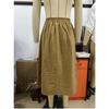 Spring and Summer Women's Skirt Plus Size Loose Pocket Half-body Skirt