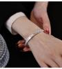 925 Sterling Silver Simple Style Bracelet Personality Charm Woman Bracelet Birthday Party Gift for Friends Exquisite Jewelry
