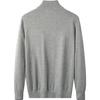 Timberland Felpa da uomo a maniche lunghe casual da esterno a collo alto tinta unita grigia A5SEM-052