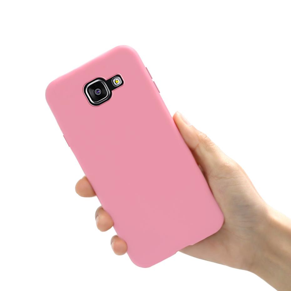 For Samsung A5 2016 2017 Case Soft Colored Silicone Phone Case for Samsung Galaxy A 5 A5 2016 2017 A510F A520F Cover Fundas Case