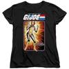 GI. Joe Scarlett Card Damen T-Shirt Schwarz Offiziell Lizenziert