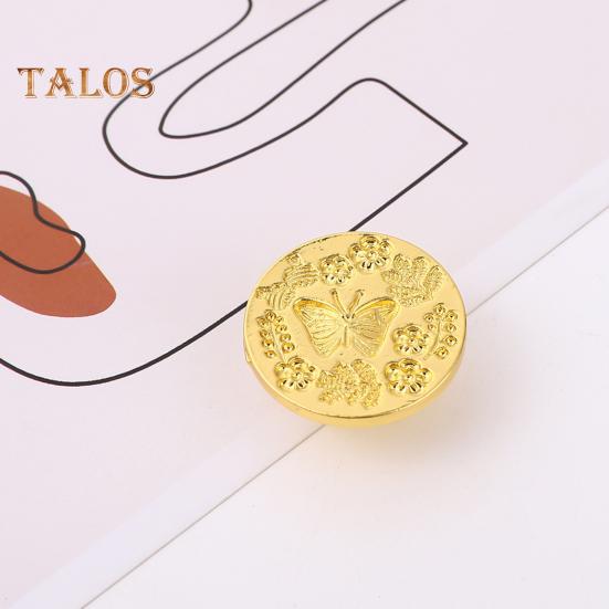 Wax Seal Stamp Set Sealing Wax Stamp Heads with Wooden Handle Multiple Patterns Wax Seal Stamp Set for Letter Greeting Cards Gifts Decoration