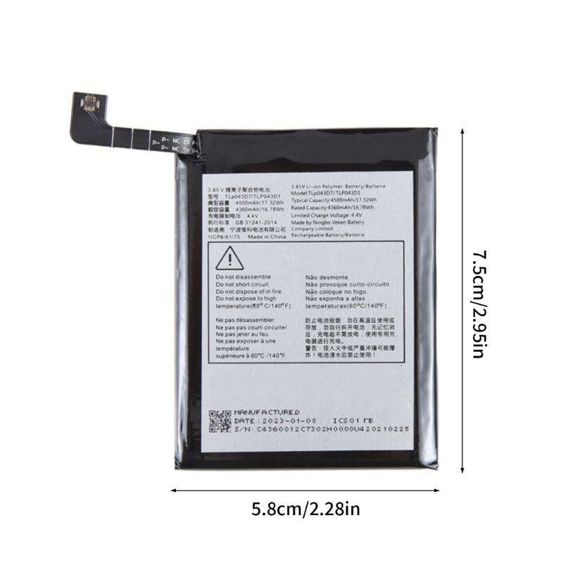 Upgraded 4500mAh Battery Pack Includes Repairing Toolkit For 10 Mobile Phone Accessories Replacement Battery
