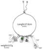 Enchanted Witch's Good Friend Bestie Bracelet with Magic Hat, Staff, and Crown Necklace