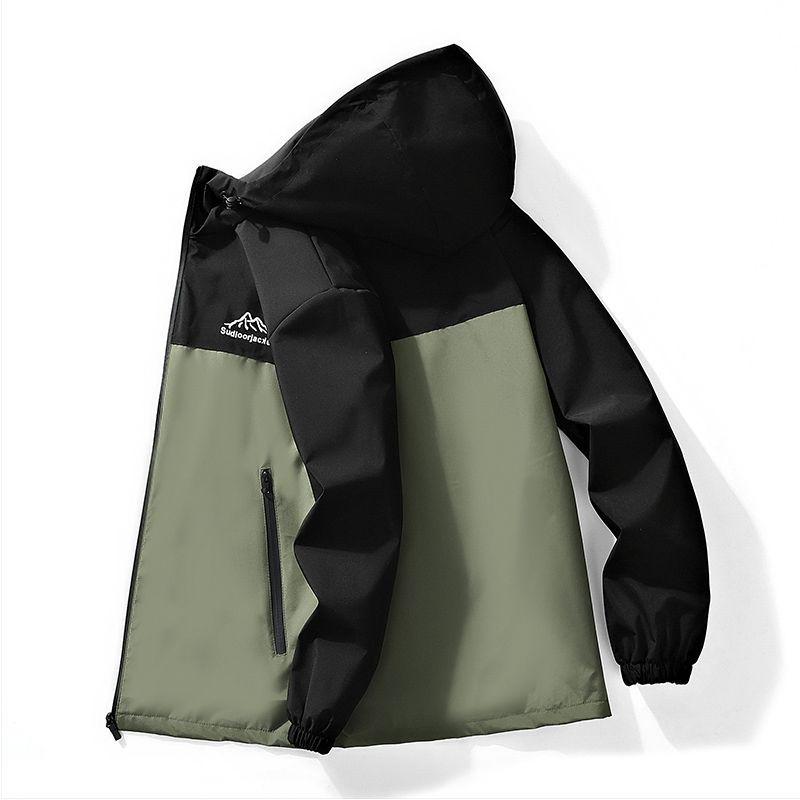 Men's Trendy Hooded Jacket for Teens - Lightweight Spring/Autumn Casual Coat