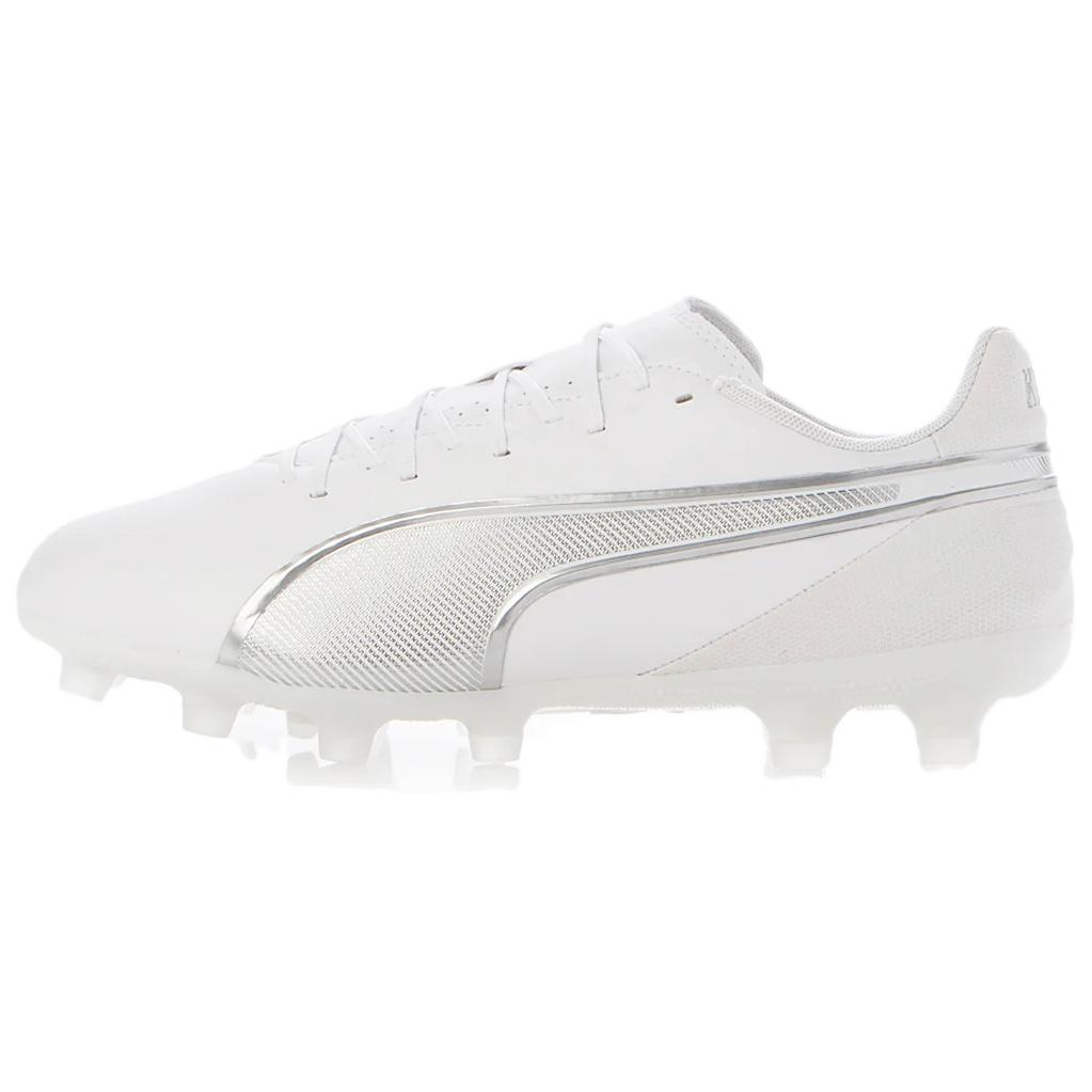 

Puma King Match Wide Comfortable Versatile AG HG Football Shoes Unisex Football Shoes White 107877-04 39