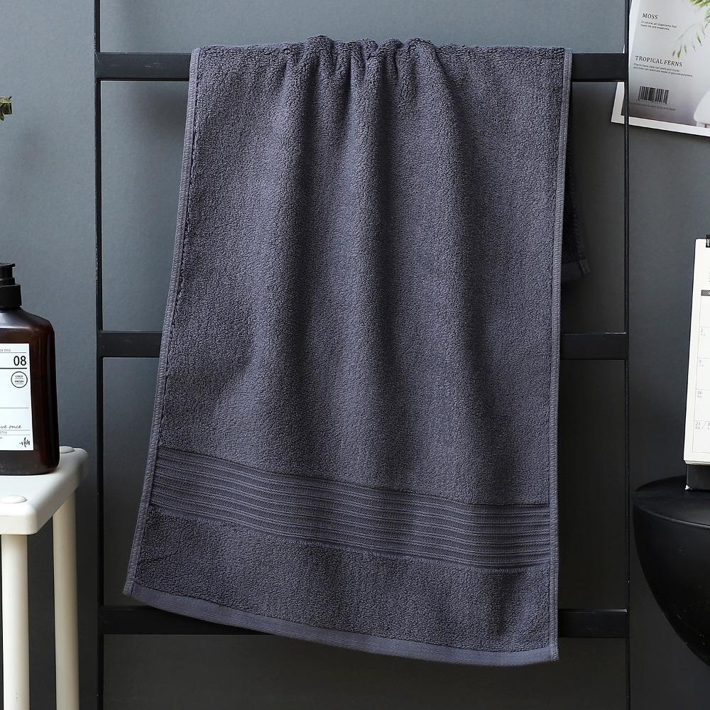 Spot large thickened cotton souvenir towel hotel men's sports face towel plain color broken gear water absorption