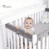 Baby Crib Bumper Pads 3 Pcs Bumper, Soft Cotton Breathable Sleep Barrier Child Safety Strip for Toddlers, Liner Edge Protector with Adjustable