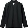 VICTAS Table Tennis Training Jersey V-NJJ307, Unisex, Black (1000), Size M, 542301