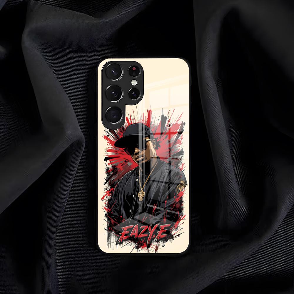 Rapper E-Eazy-E Phone Case For Samsung S26 S25 Edge S24 S23 S22 S21 S20 Ultra Plus FE Glass Cover