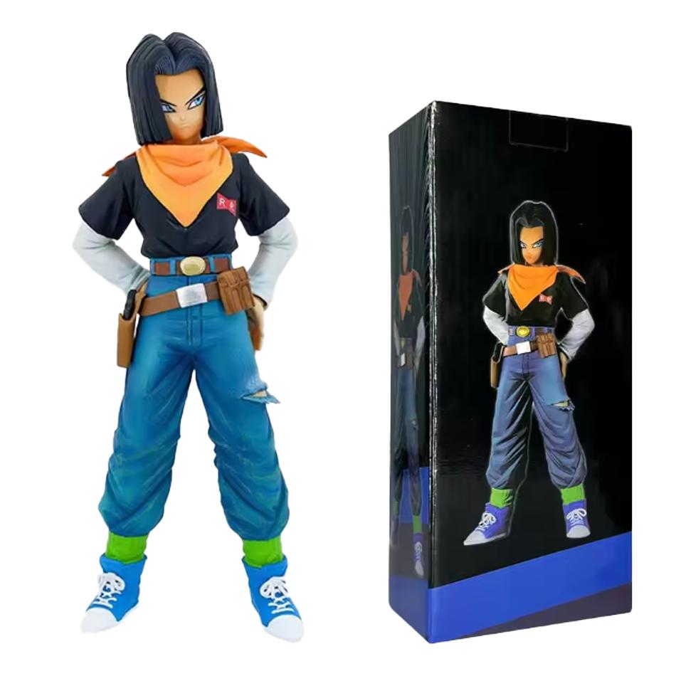 Sale Anime Dragon Ball Z Android 17 18 Figure PVC Action Figures Collection Model Toys for Children Gifts
