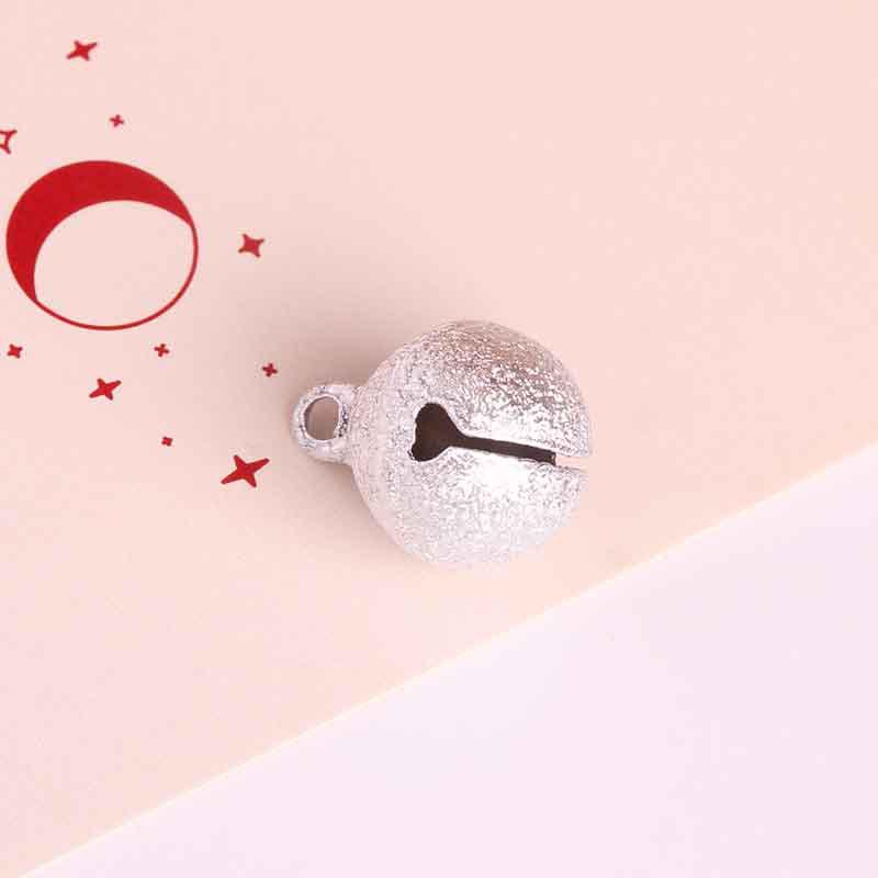 Colorful 14mm Metal Bell Keychains and Christmas Tree Decorations