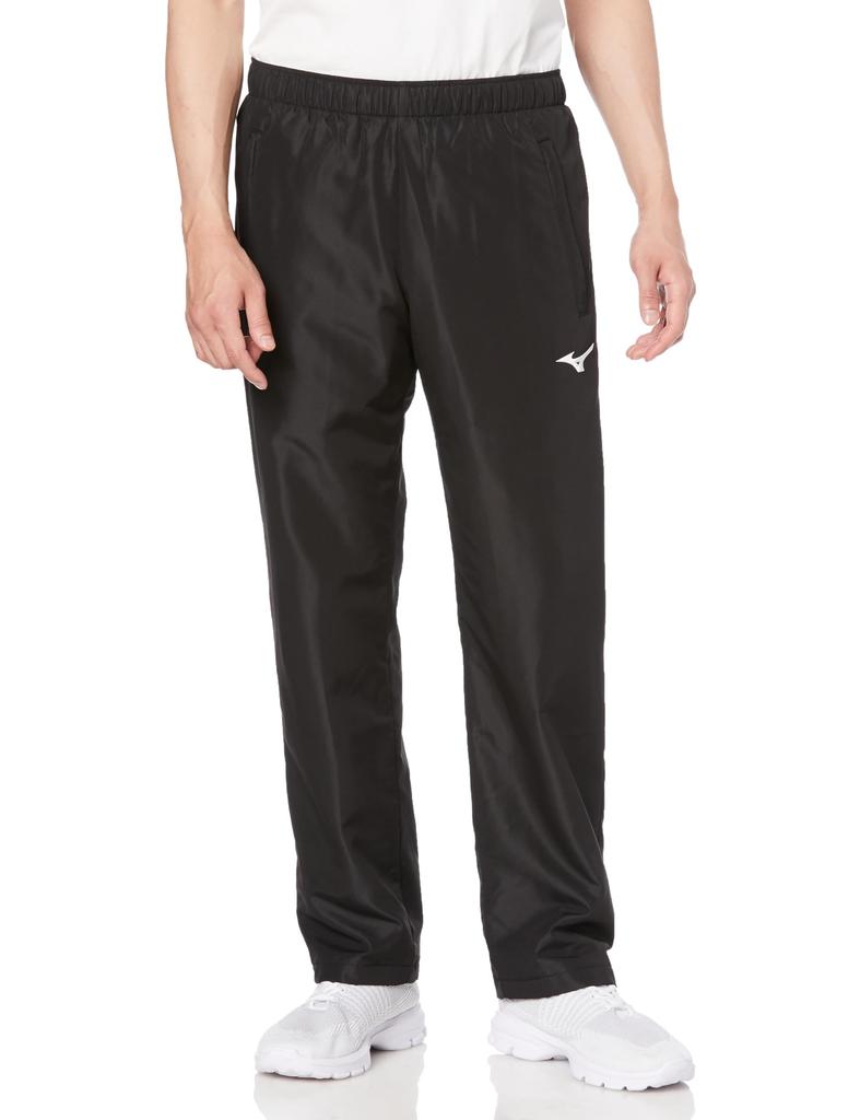 Mizuno Breath Thermo Training Warmer and Size L Pants, Moisture-Wicking Heat-Generating, 32MFA655, Black,