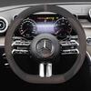 Suede Car Steering Wheel Cover for Mercedes Benz E GLC CLE CLA CLS C B A T GLA SLC 260 200 300 400 220 350 250 180 Accessories BG1
