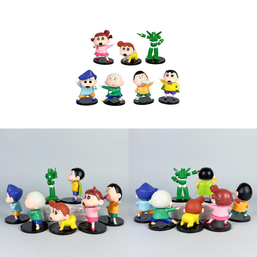 Chan Shin Crayon Pvc Action Figures Model Toys Desktop Decoration Gifts Kids