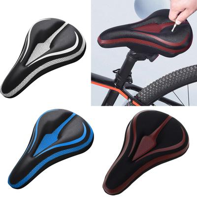 Silicone Bicycles Seat Cover Padded Soft Seat Cushion Waterproof Cover Bicycles Saddle Cushion Covers for Mountain Bikes
