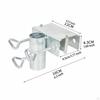 Patio Umbrella Clamp Parasol Practical Lightweight Deck Holder Base Bracket for